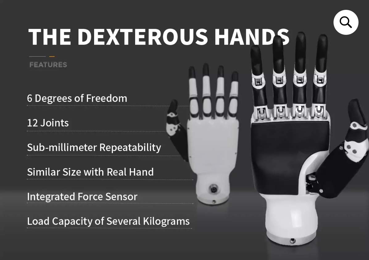 يد الإنسان الروبوتية