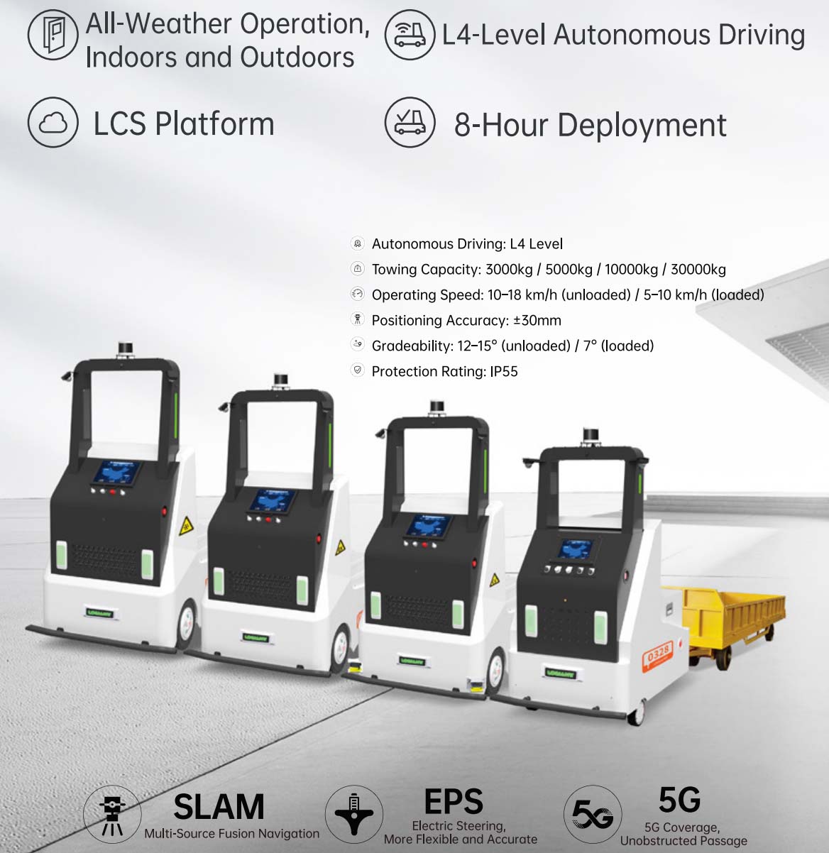 unmanned tractor trailer